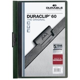 DURABLE 25 DURABLE Klemmhefter DURACLIP dunkelgrün