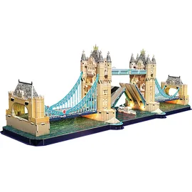 Cubic Fun CUBICFUN Beleuchtetes 3D-Puzzle Tower Bridge 222 Teile