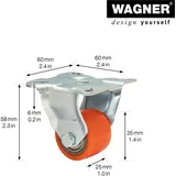 wagner® design yourself Schwerlast-Lenkrolle RO 8935 300 kg