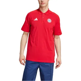 adidas FC Bayern München Poloshirt 2024/25 rot Herren Gr. XL