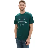 Tom Tailor T-Shirt, mit großem Logofrontprint TOM TAILOR deep