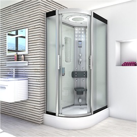 SeniorBad Duschkabine Duschtempel Fertigdusche Dusche D60-70M0L 120x80cm ohne 2K Scheiben Versiegelung
