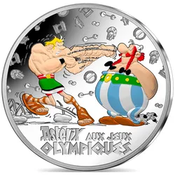 Silbermünze "Asterix bei den Olympischen Spielen"