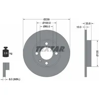 Textar Bremsscheibe PRO