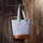 Frank Flechtwaren Shopper, Filzshopper, Einkaufstasche, Tasche Cognac Grey 45 x 13 x 35 cm, GH 68 cm - Grau/Braun