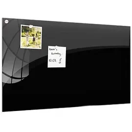 ALLboards Glas-Magnettafel 150,0 x 100,0 cm Schwarz