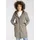 POLARINO Strickmantel in beige-braun | taupe XXL