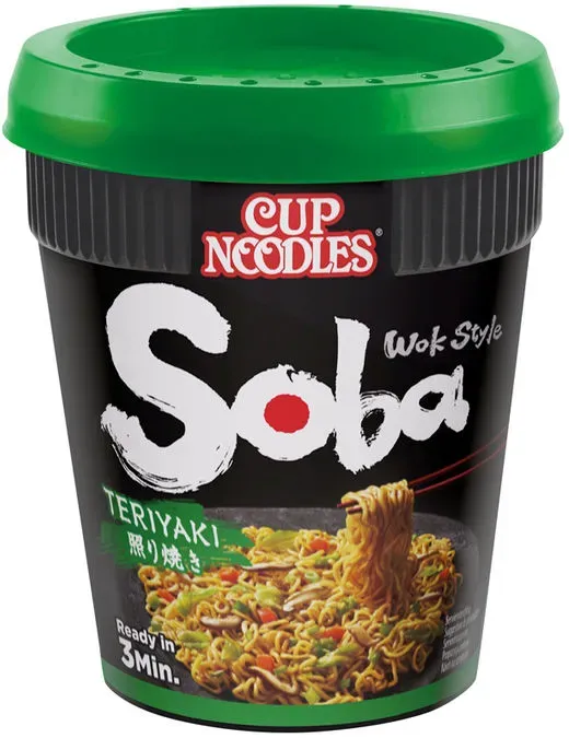 Cup Noodles Instantnudeln Soba Teriyaki