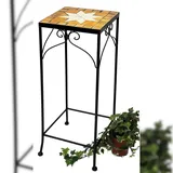 DanDiBo Ambiente Blumenhocker Mosaik Eckig 62 x 62 cm Schwarz