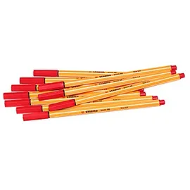 Stabilo point 88 Fineliner rot