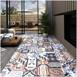 vidaXL Bodenplanken 55 pcs Mehrfarbig 5,11 m2 PVC