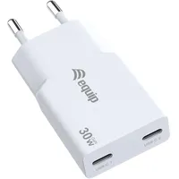 Equip 2-Port 30W GaN Slim USB-C PD-Ladegerät