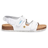 Abeba 4090, Nature ESD Sandalen, OB, A, FO, SRC, weiß Größe 35