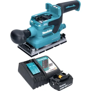 Makita DBO 380 RT1 Akku Schwingschleifer 18 V 93 x 185 mm Brushless + 1x Akku 5,0 Ah + Ladegerät