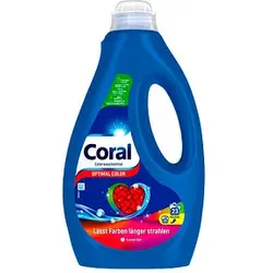 Coral OPTIMAL COLOR Waschmittel flüssig, 1,15 l