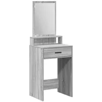 VidaXL Schminktisch mit Schubladen Grau Sonoma 50x41x140 cm