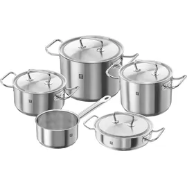 Zwilling Twin Classic Topf-Set 5-tlg. 3 x Kochtopf + Bratentopf + Stielkasserolle