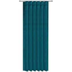 Gerster Collection Fertiggardine Samt 135 x 300 cm Polyester Blau, Grün Petrol