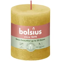 Bolsius Rustik Stumpenkerze 8 x 6,8 cm honigwaben gelb