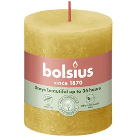 Bolsius Rustik Stumpenkerze 8 x 6,8 cm honigwaben gelb