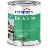 Remmers Deckfarbe blattgrün, 0,75 Liter, Deckfarbe für innen und außen, Wetterschutzfarbe viele Untergründe, hochdeckend, wetterfest