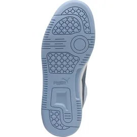 Puma Rebound V6 Mid Unisex Weiß/Dark Indigo/Haute Tropic 39
