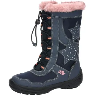 LICO Mädchen Cathrin Schneestiefel, Marine Rosa, 29 EU