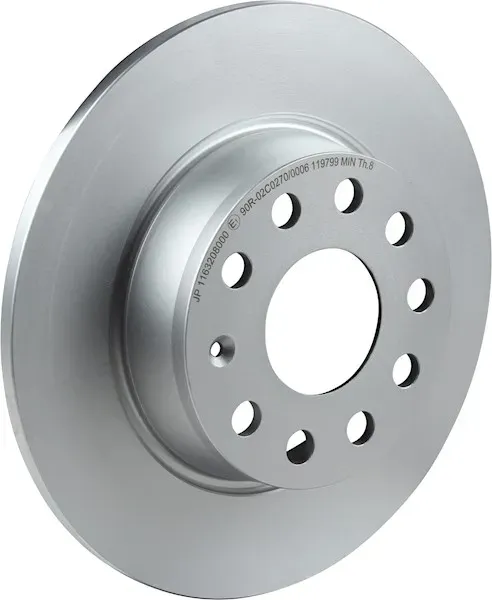 JP GROUP Bremsscheibe 1163208000 Hinterachse 272mm 10mm für VAG