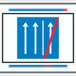 HB-Druck Schild Seitenstreifen nicht mehr befahren Symbol A6 (105x148mm)