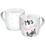 Geda Labels Tasse Mrs. Always Right 300ml
