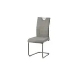 Hela 4er Set Hela Freischwinger Flora Lederoptik Beige