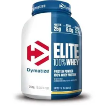 Dymatize Elite 100% Whey Smooth Banana Pulver 2170 g