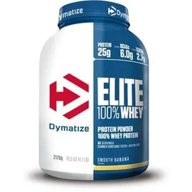 Dymatize Elite 100% Whey Smooth Banana Pulver 2170 g