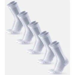 CREW LAUFSOCKEN FÜR LANGE DISTANZEN - 5-Pack - Weiß - 43-47