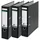 Leitz Wolkenmarmor-Ordner DIN A4 80 mm Schwarz 3 St.