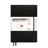 Leuchtturm1917 Wochenkalender & Notizbuch Composition B5 Schwarz 2024