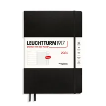 Leuchtturm1917 Wochenkalender & Notizbuch Composition B5 Schwarz 2024