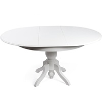 JVmoebel Stehtisch, Runder Esstische Tisch Holz Tische Möbel Esstisch Klassischer Stil weiß
