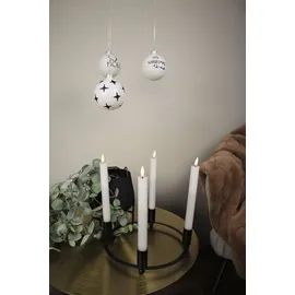 AM Design LED-Kerze Stabkerze 24,5 cm weiß