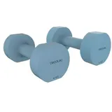 Cecotec Drumfit 400 DoubleNeo Kurzhantel 2er Set à 4 kg blau Neopren