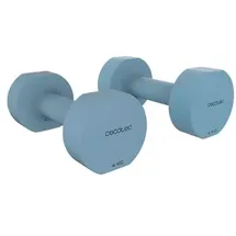 Cecotec Drumfit 400 DoubleNeo Kurzhantel 2er Set à 4 kg blau Neopren