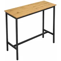 begryf Bartisch 100 x 40 x 90 cm Eichefarben/Schwarz
