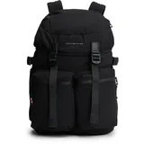 Tommy Hilfiger TH Travel Flap Backpack Schwarz