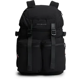 Tommy Hilfiger TH Travel Flap Backpack Schwarz