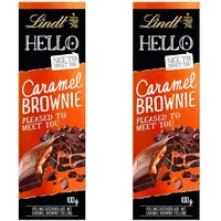 Lindt Caramel Brownie Nougat Schokoladentafel 100 g