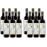 BIOrebe Dornfelder Rotwein Qualitätswein (6 x 0,75l) (Packung mit 2)