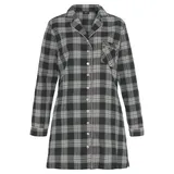 H.I.S. H.I.S Damen Nachthemd schwarz-kariert Gr.44