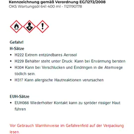 OKS Wartungsöl 641 400 ml