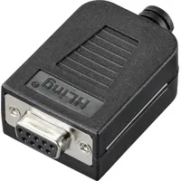 TRU Components TC-9744132 D-SUB Einbaubuchse Polzahl: 9 Draht