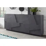 Home Affaire Sideboard 162,5 x 44 x 86 cm Grau